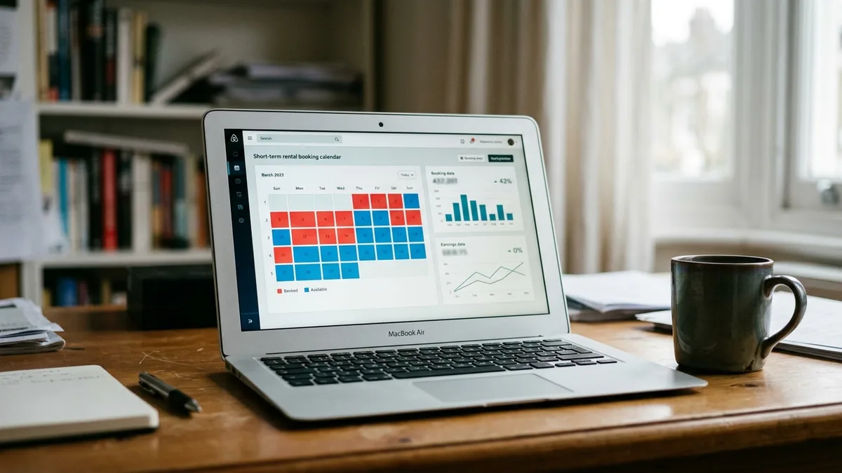 short-term rental management cost calculator dashboard